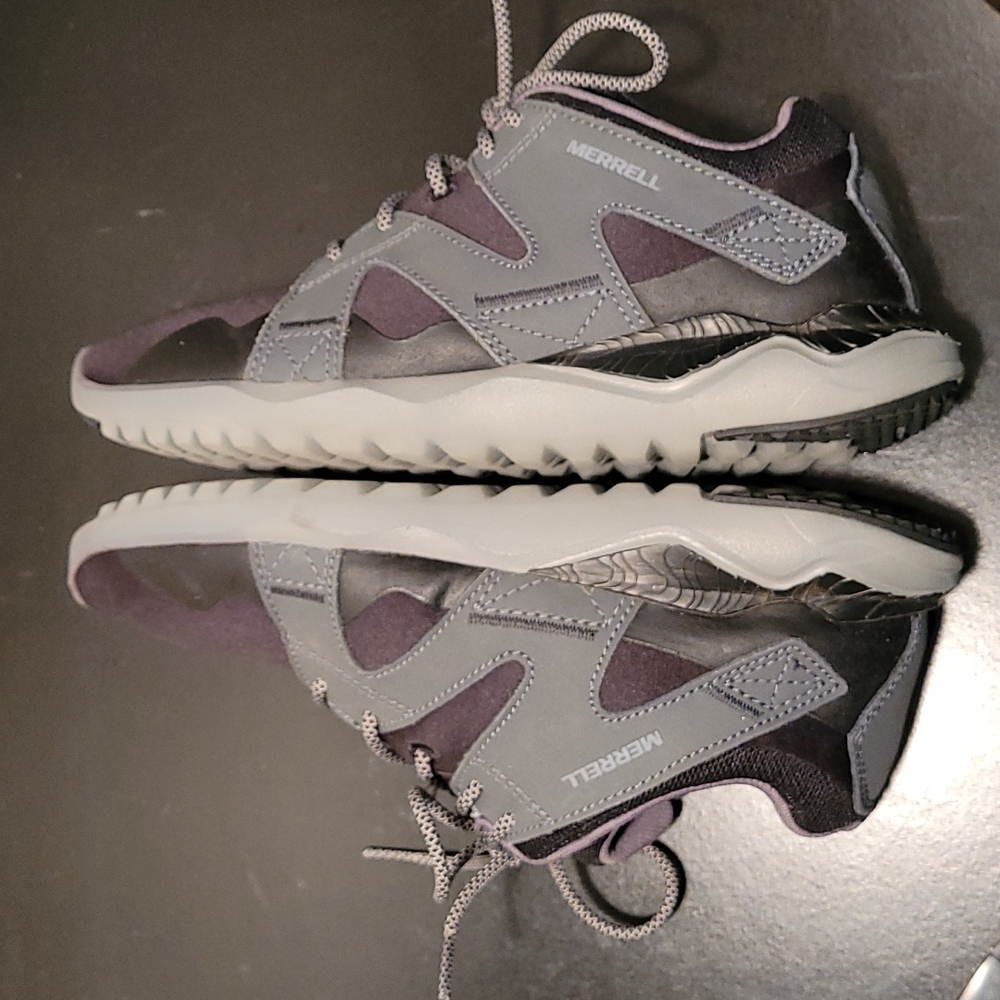 Merrell Black Gray Performance Light Weight Shoes - image 8